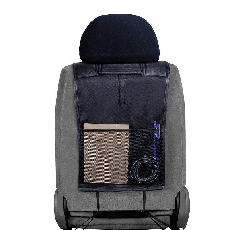 Plasticolor 008597R01 Jeep Logo Universal Fit Car Truck or SUV Sideless 3-Piece Seat Cover w/Head Rest , Black - Image 2